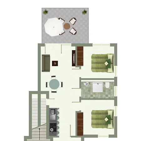 Apartment Strandhaus 4 Eg Spiekeroog